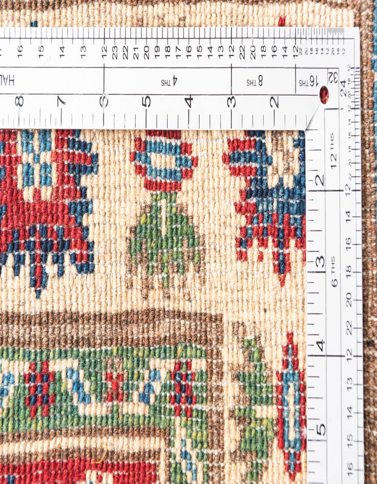 Detail image of 2' 7 x 4' 3  Hand Knotted Kazak Rug