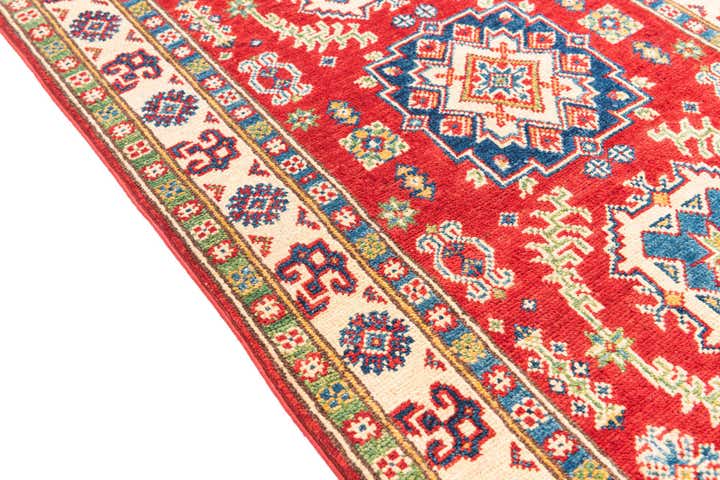 2' 7 x 4' Hand Knotted Kazak Rug