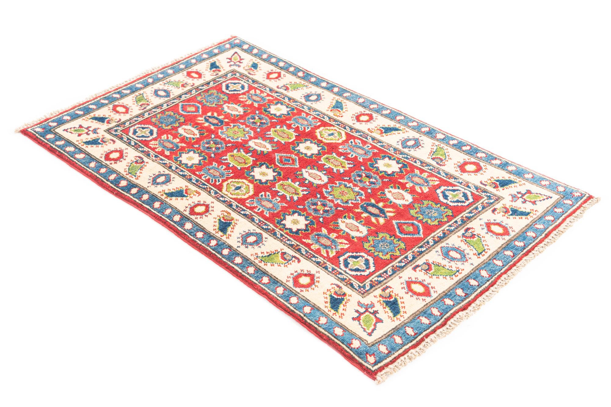 2' 6 x 4' 2 Hand Knotted Kazak Rug