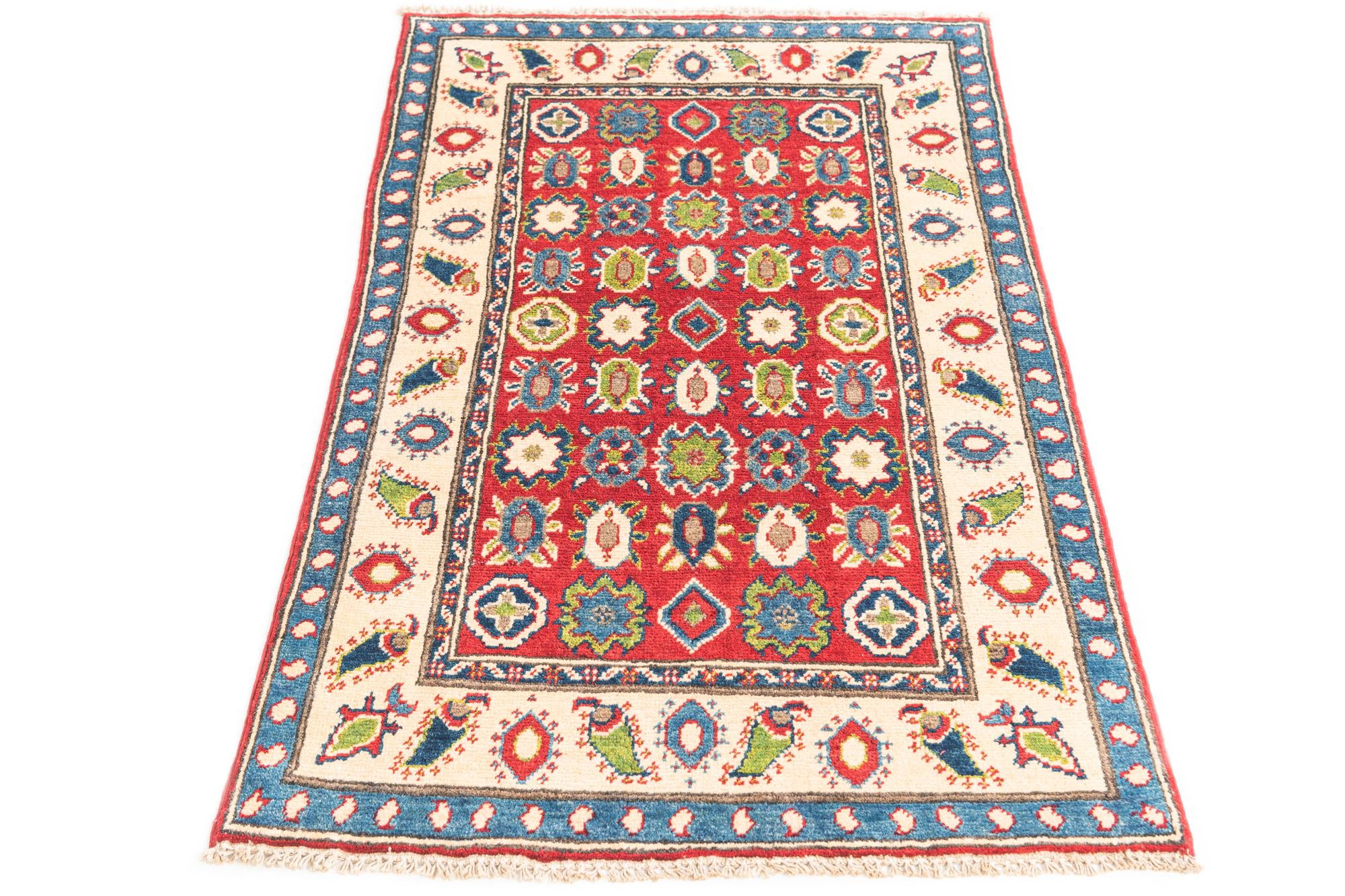2' 6 x 4' 2 Hand Knotted Kazak Rug
