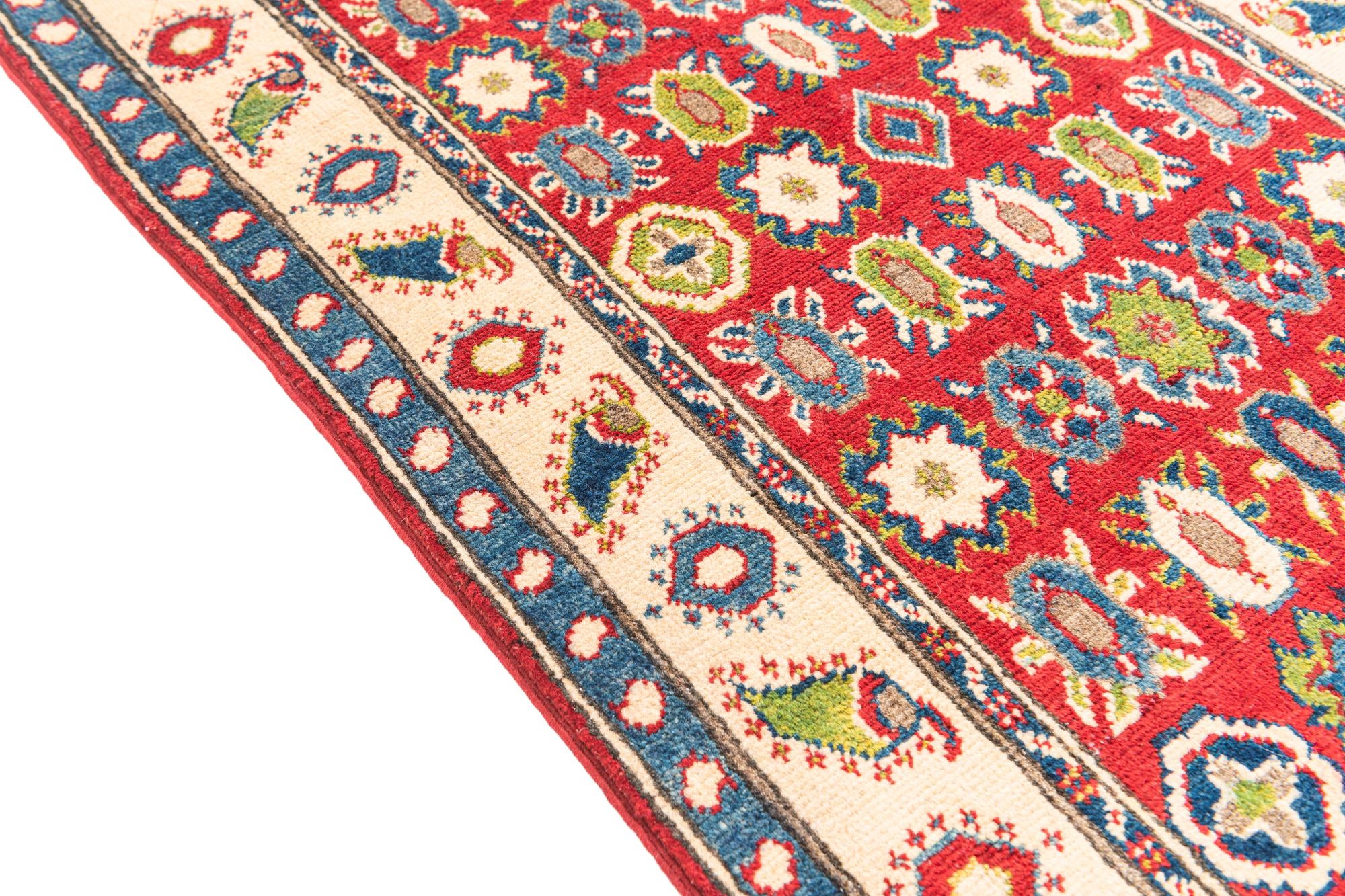2' 6 x 4' 2 Hand Knotted Kazak Rug