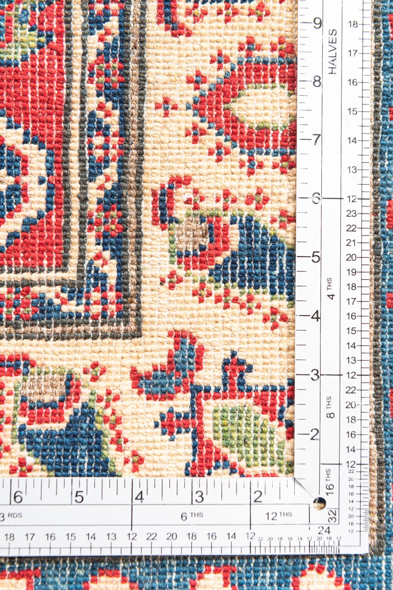 2' 6 x 4' 2 Hand Knotted Kazak Rug