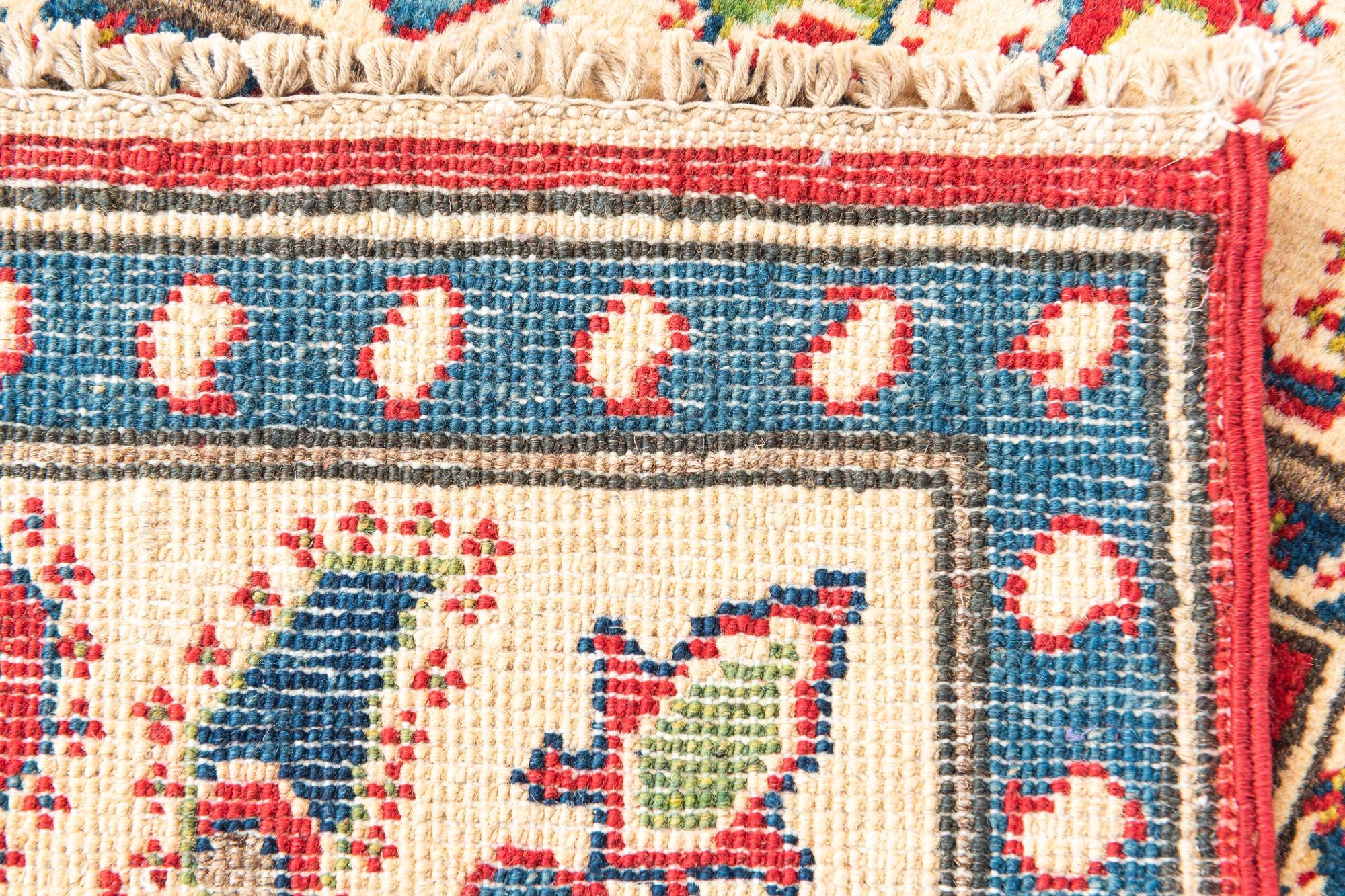2' 6 x 4' 2 Hand Knotted Kazak Rug