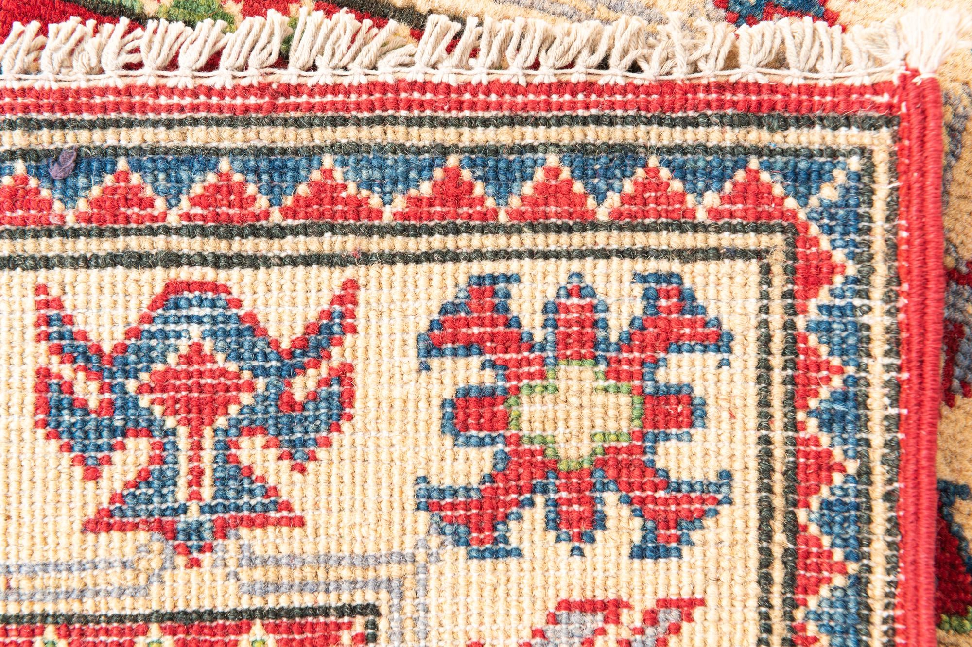 2' 7 x 4' 1 Hand Knotted Kazak Rug