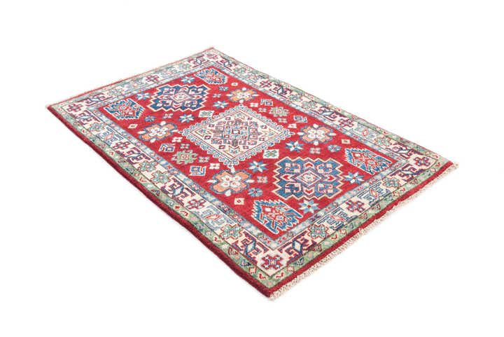 2' 10 x 4' 2 Hand Knotted Kazak Rug