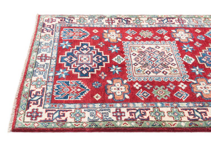 Detail image of 2' 10 x 4' 2 Hand Knotted Kazak Rug