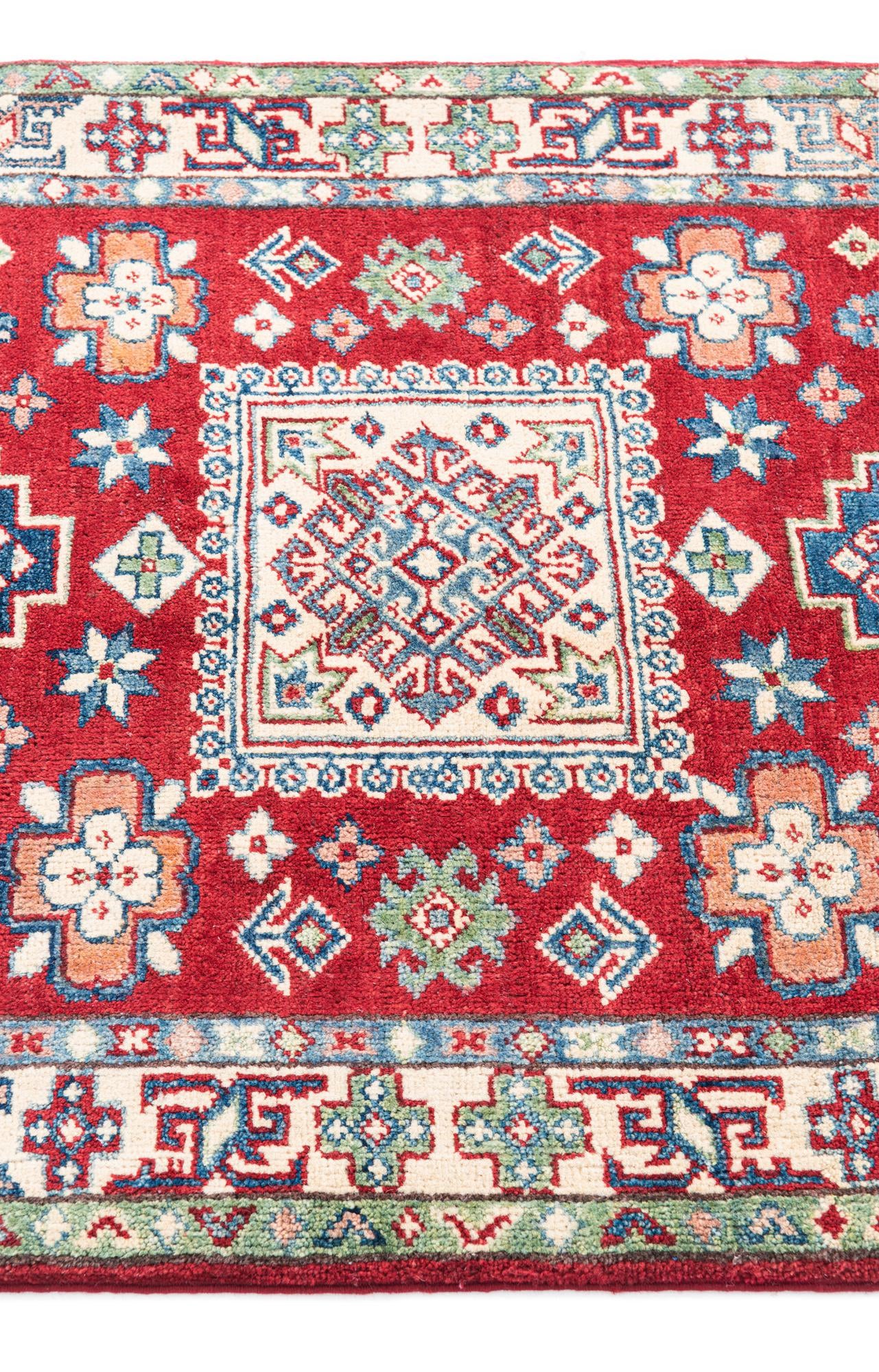 2' 10 x 4' 2 Hand Knotted Kazak Rug