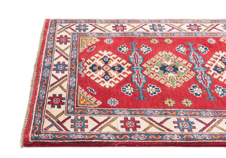 Detail image of 2' 10 x 4' Hand Knotted Kazak Rug