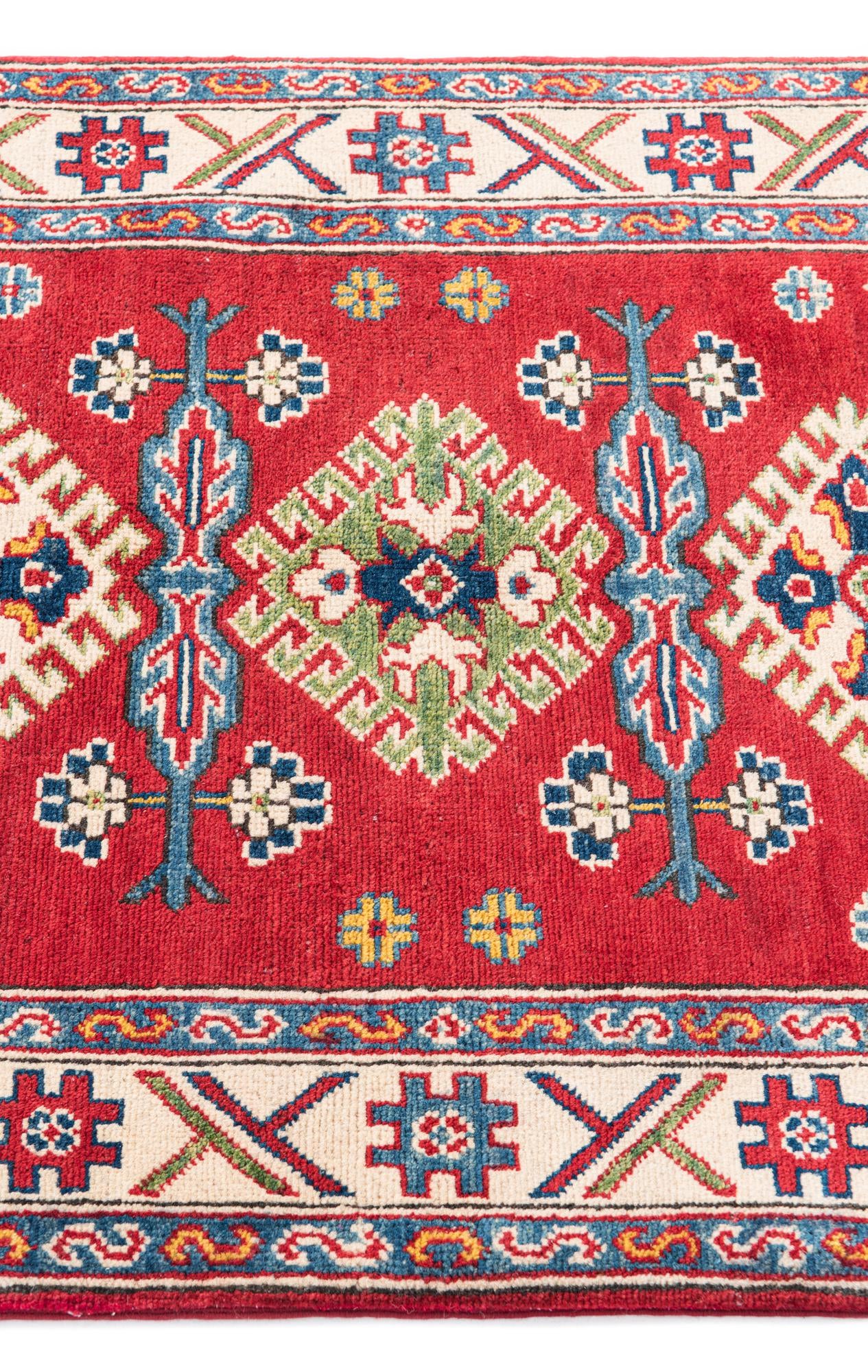 2' 10 x 4' Hand Knotted Kazak Rug