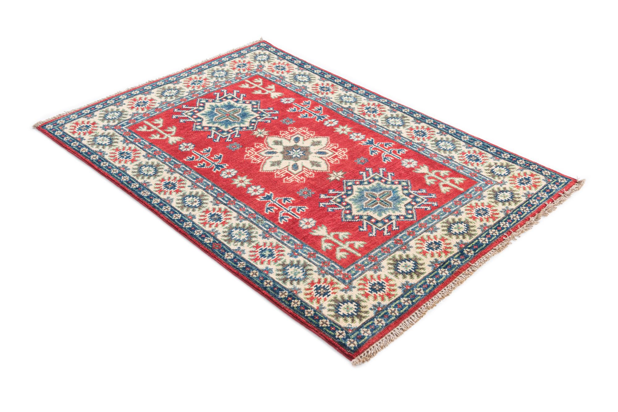 2' 9 x 4' 1 Hand Knotted Kazak Rug