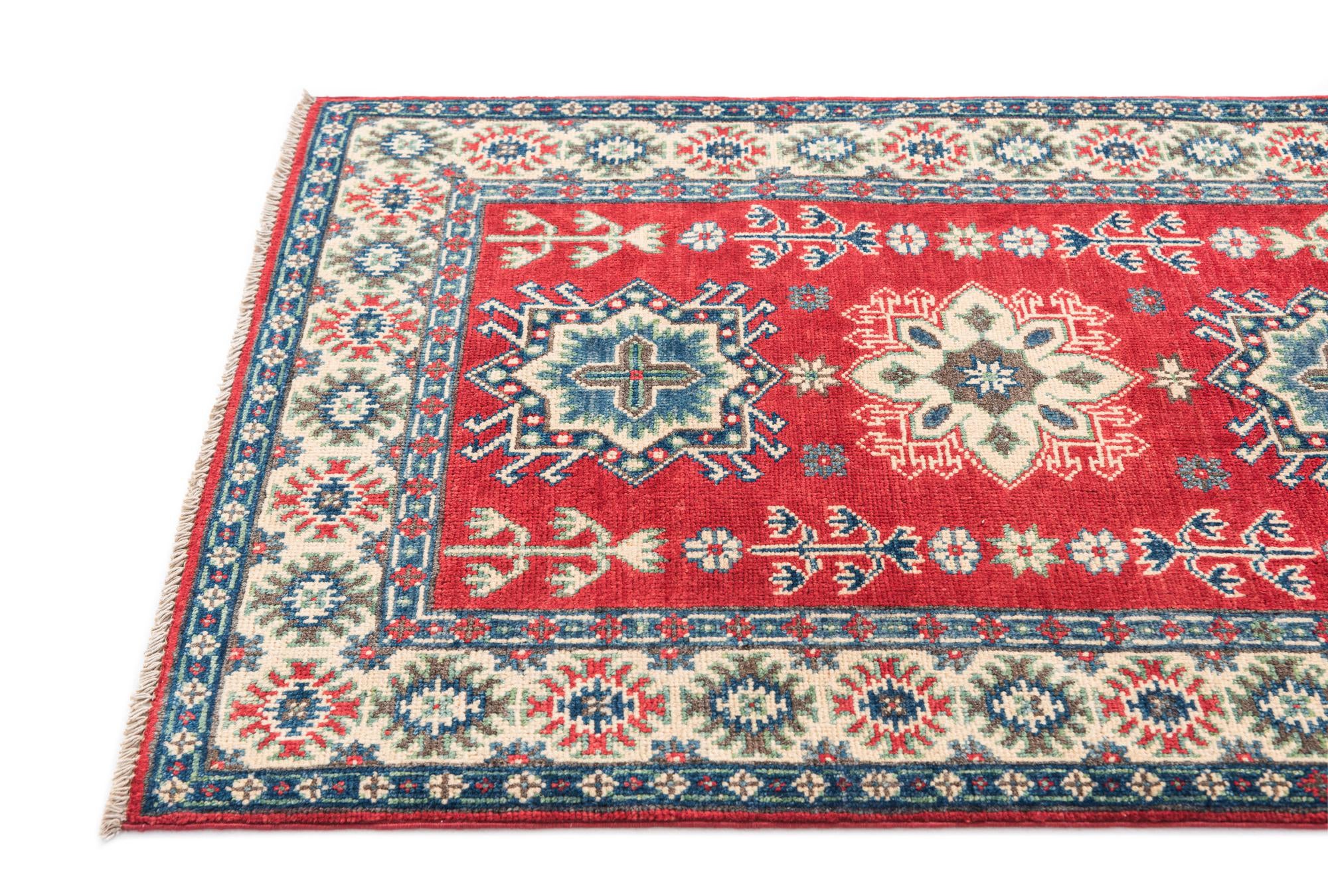 2' 9 x 4' 1 Hand Knotted Kazak Rug