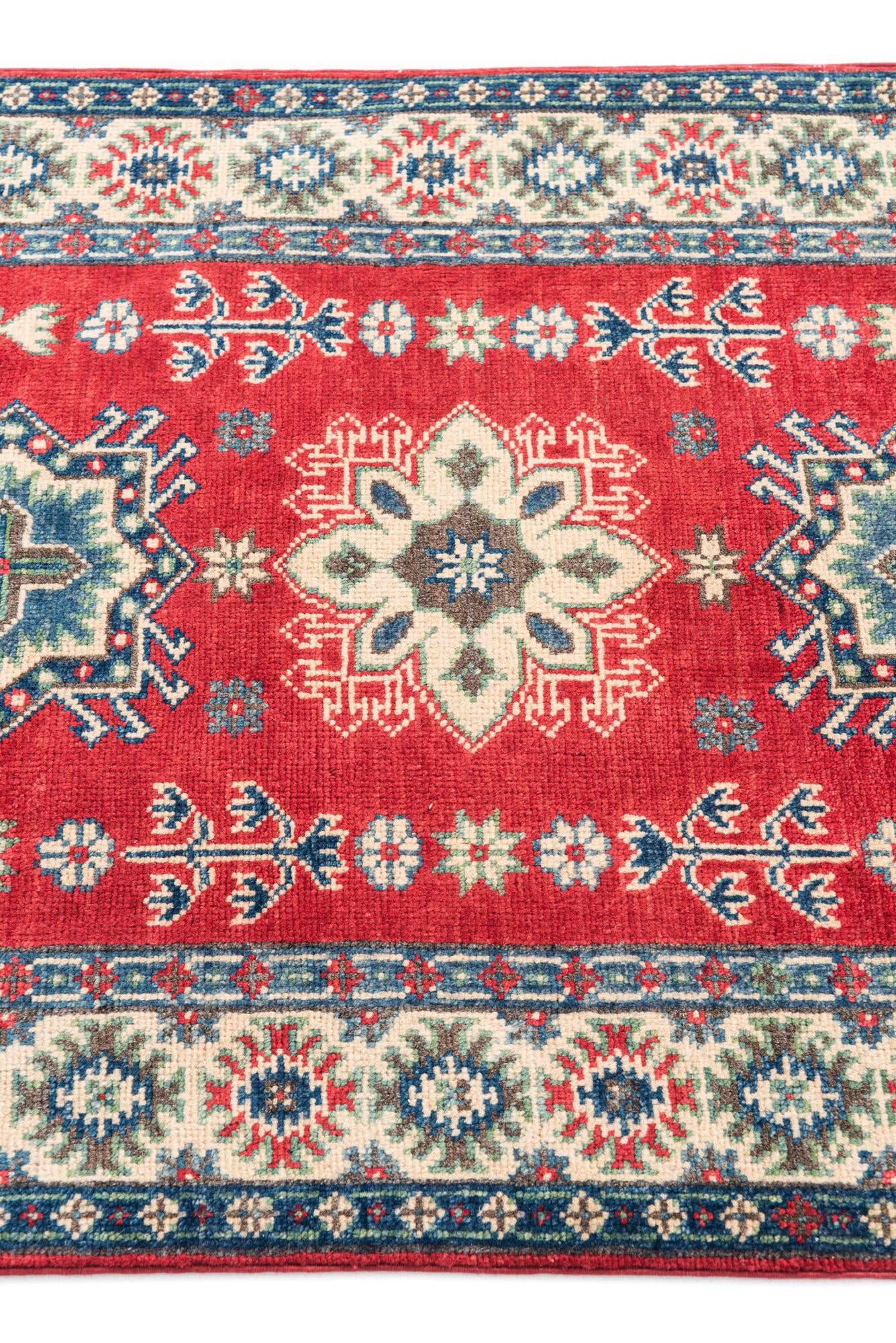 2' 9 x 4' 1 Hand Knotted Kazak Rug