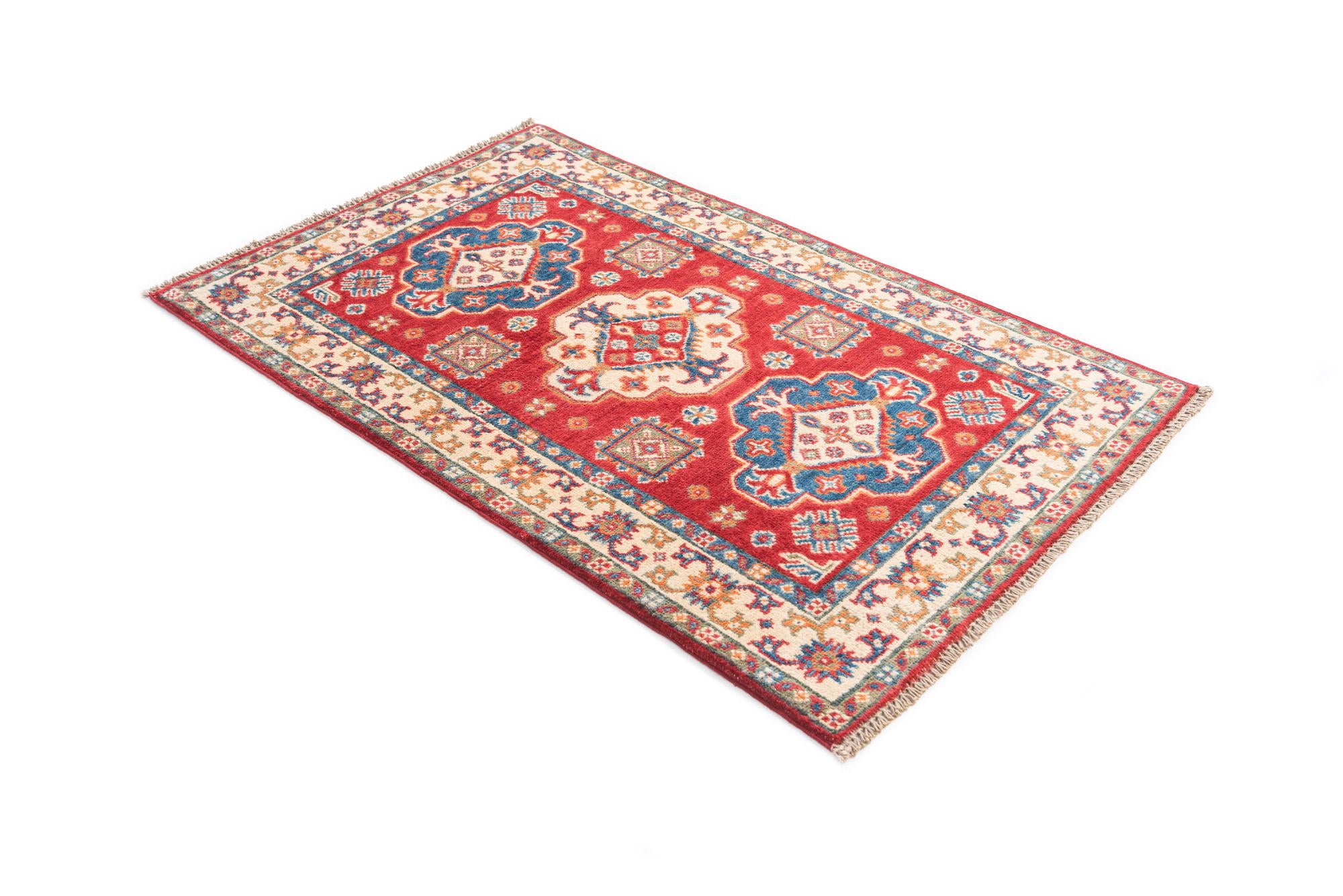 2' 7 x 4' 3 Hand Knotted Kazak Rug