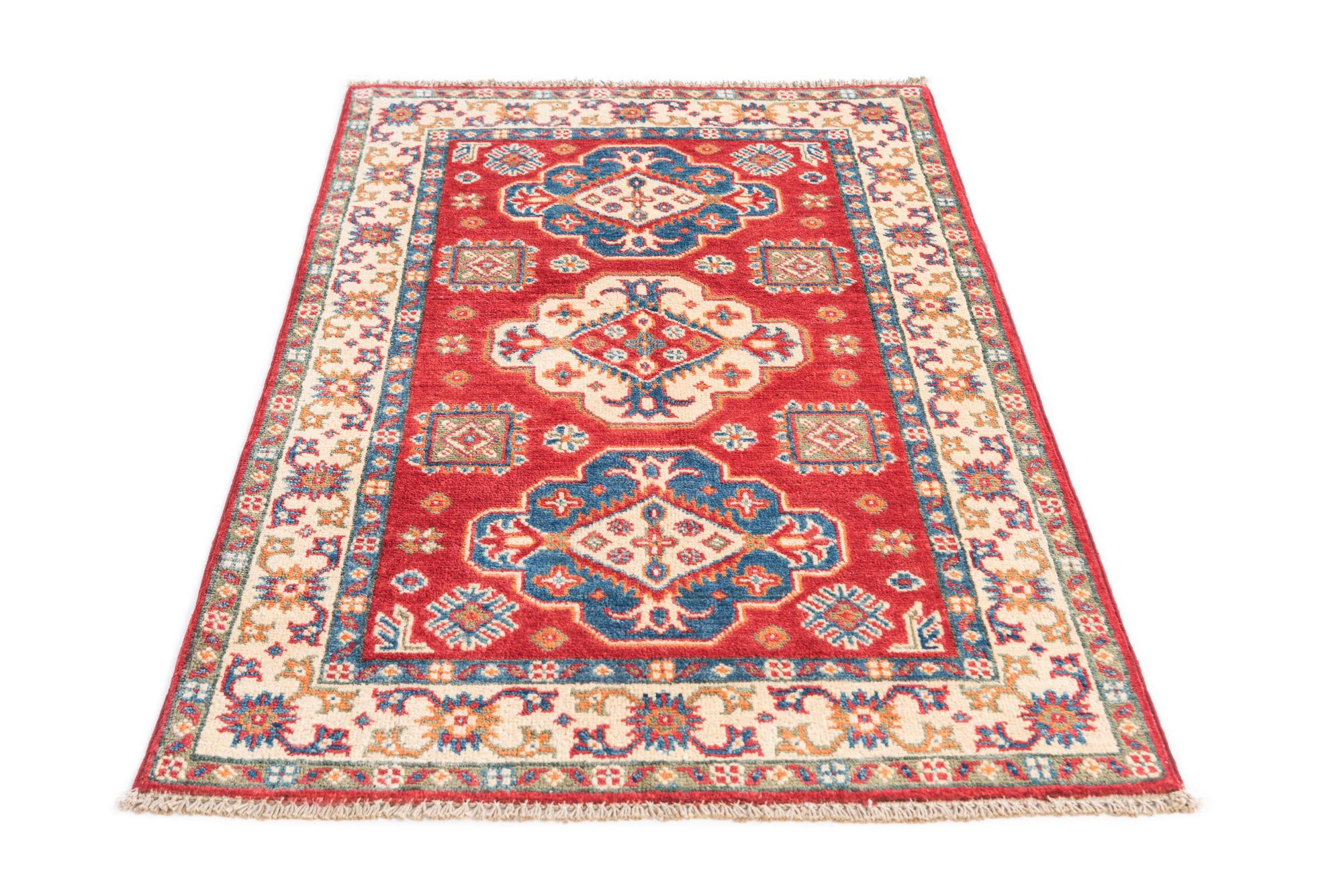 2' 7 x 4' 3 Hand Knotted Kazak Rug