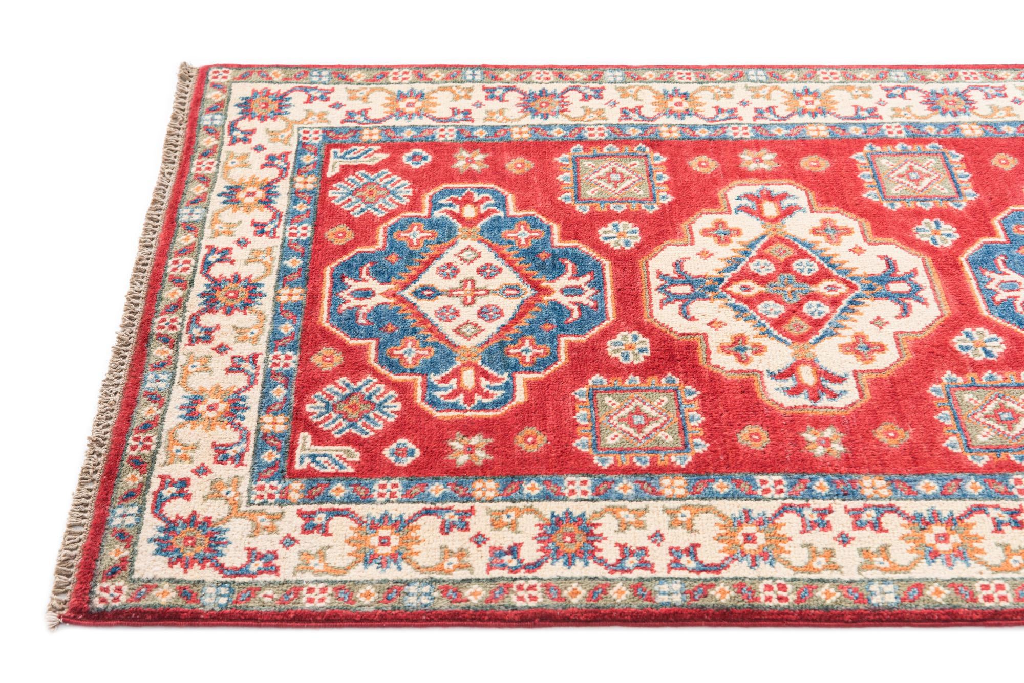 2' 7 x 4' 3 Hand Knotted Kazak Rug