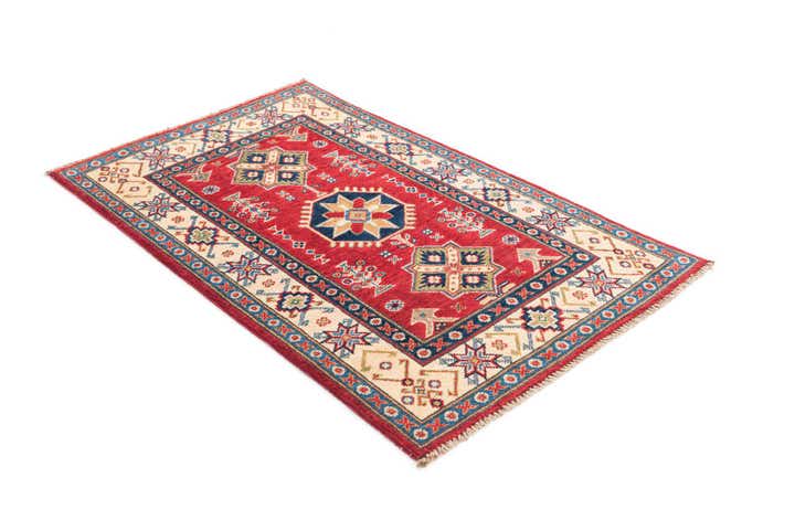 2' 7 x 4' 1 Hand Knotted Kazak Rug