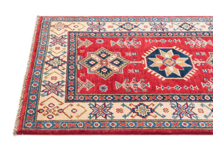 Detail image of 2' 7 x 4' 1 Hand Knotted Kazak Rug