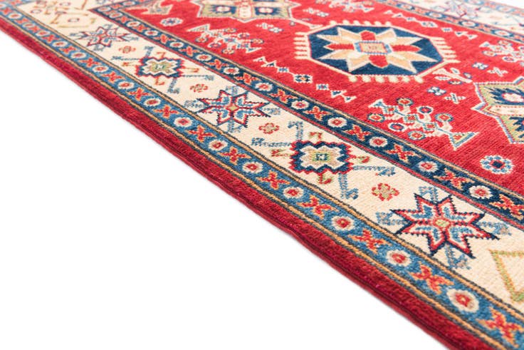 Detail image of 2' 7 x 4' 1 Hand Knotted Kazak Rug