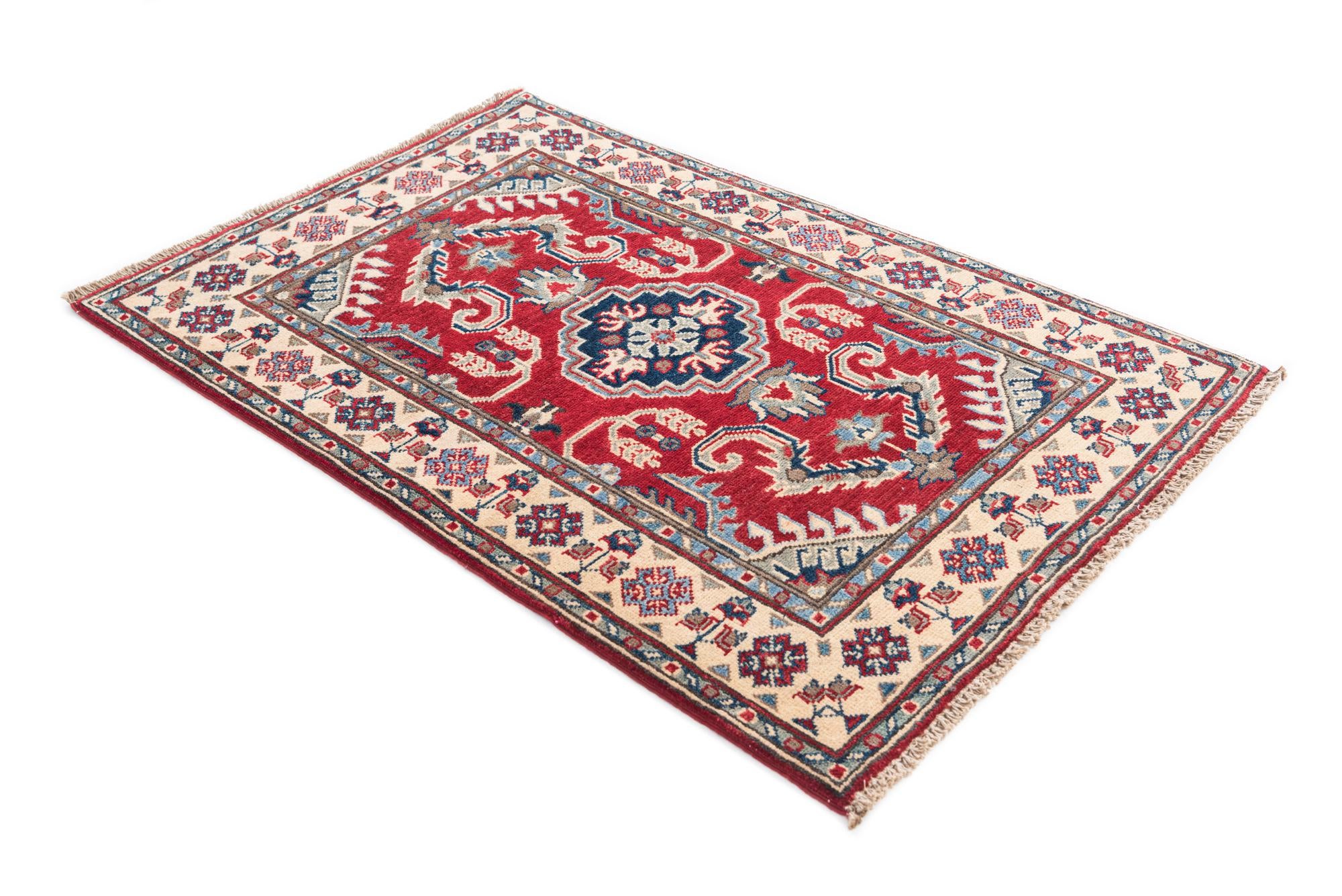 2' 9 x 4' 1 Hand Knotted Kazak Rug