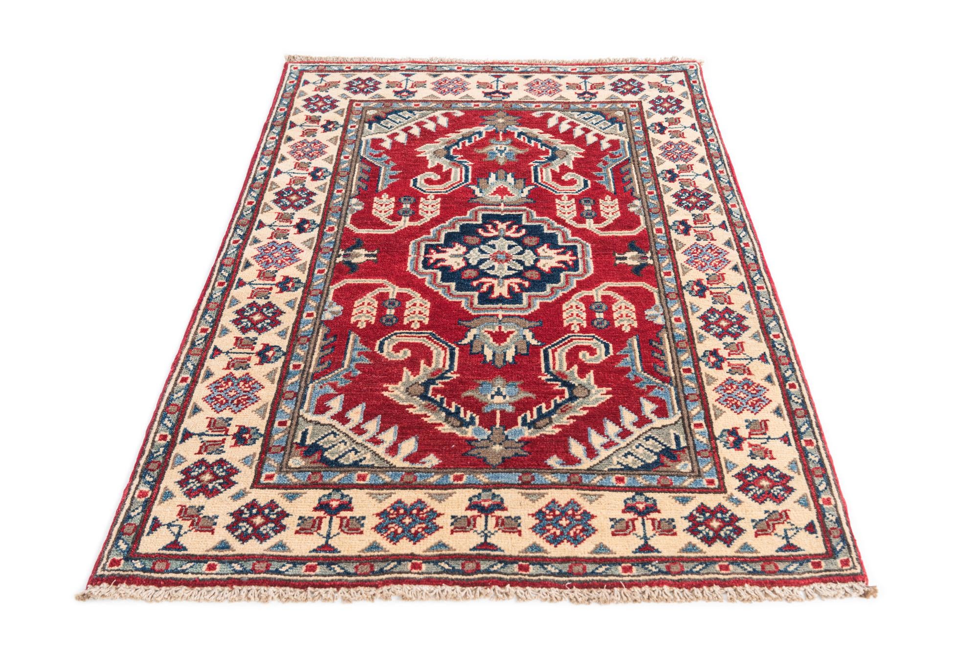 2' 9 x 4' 1 Hand Knotted Kazak Rug