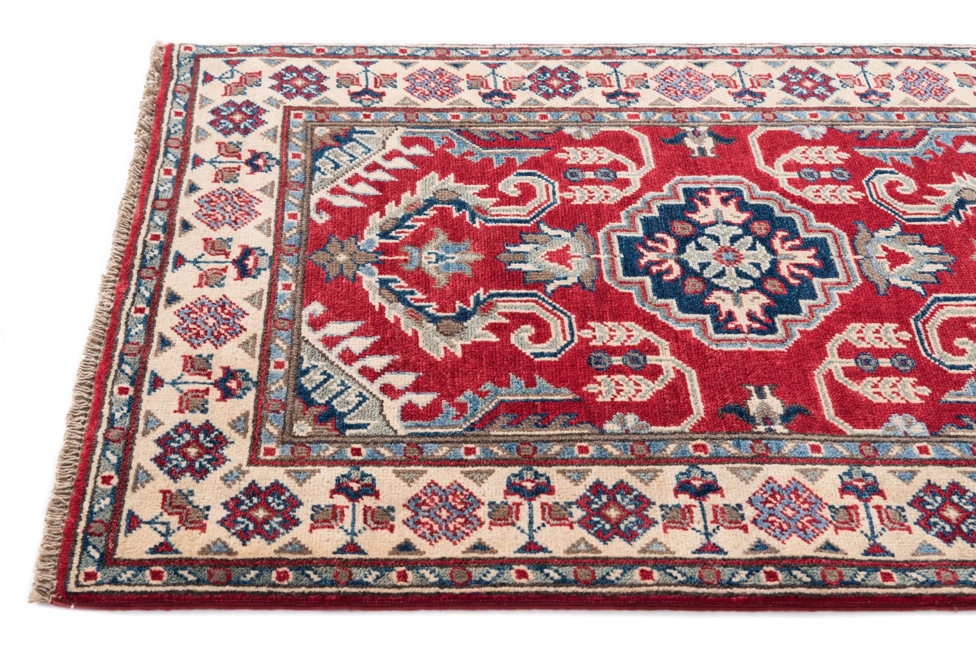 2' 9 x 4' 1 Hand Knotted Kazak Rug