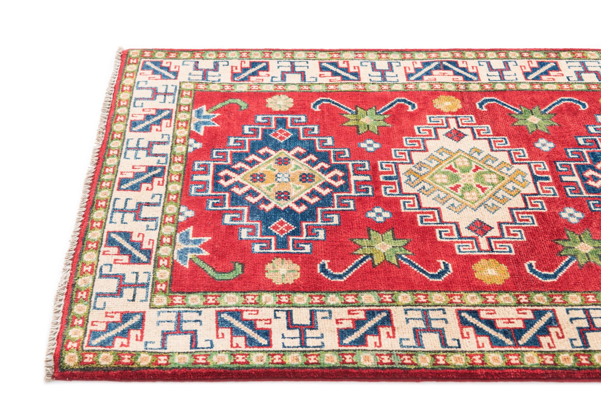 2' 8 x 4' 3 Hand Knotted Kazak Rug