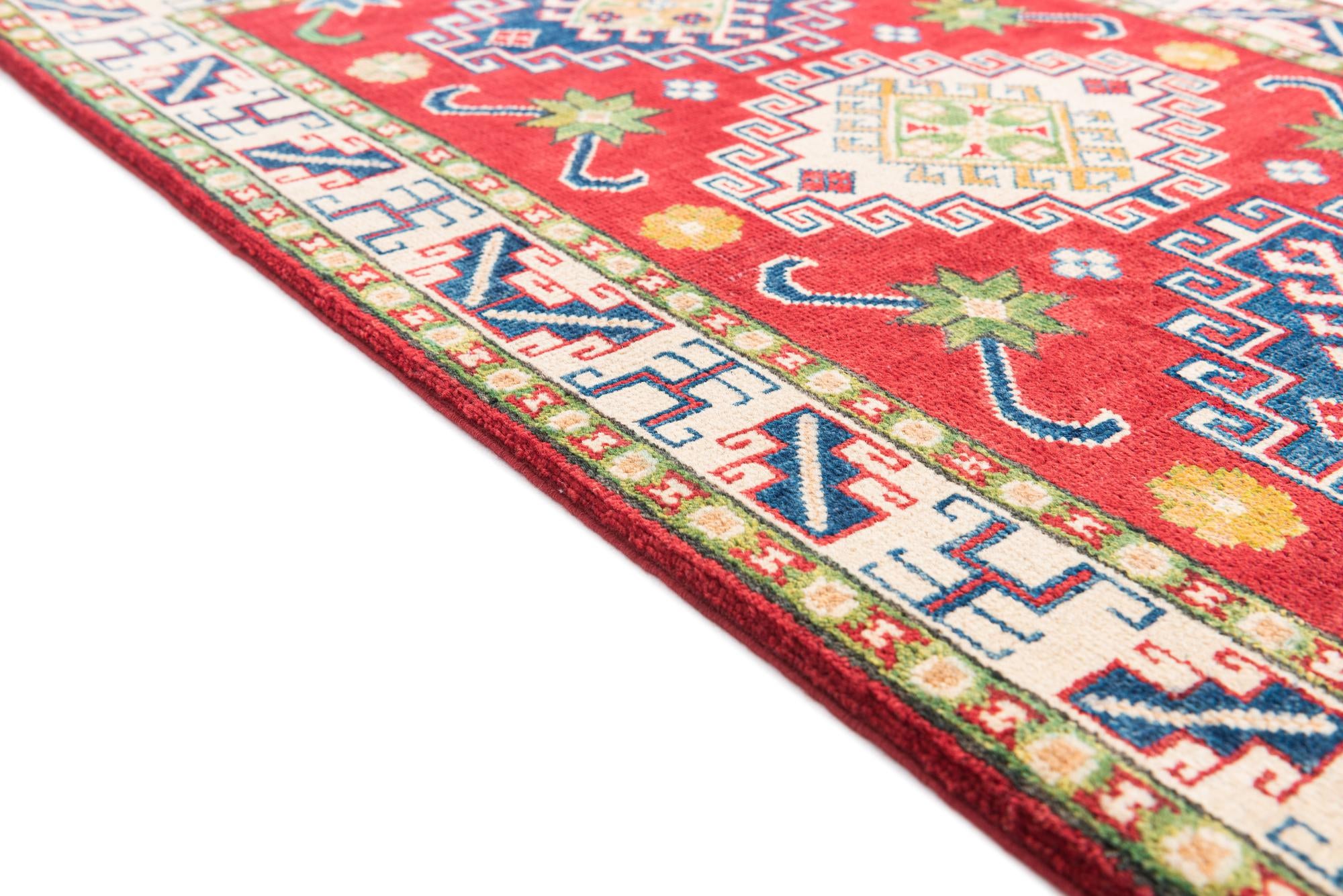 2' 8 x 4' 3 Hand Knotted Kazak Rug