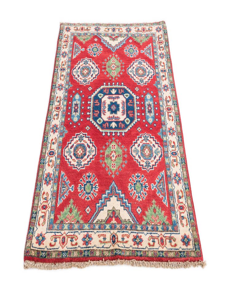 Detail image of 2' 7 x 4' 2  Hand Knotted Kazak Rug