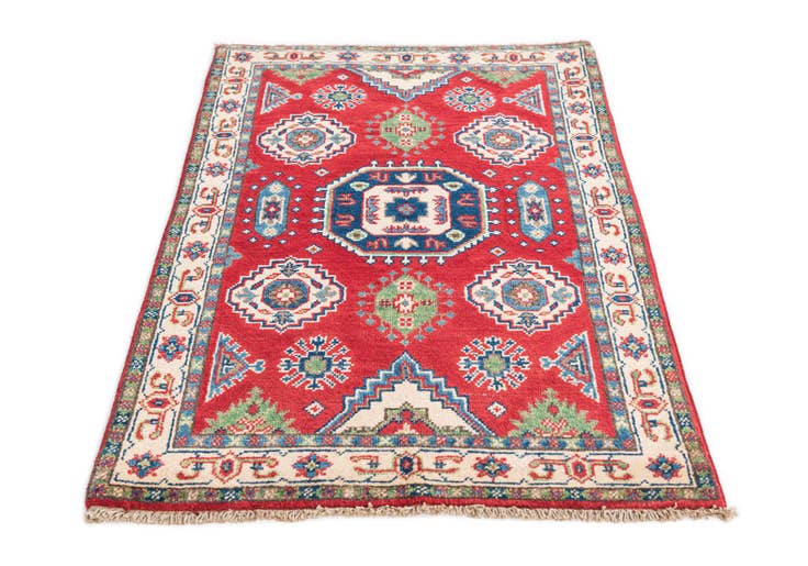 Detail image of 2' 7 x 4' 2 Hand Knotted Kazak Rug