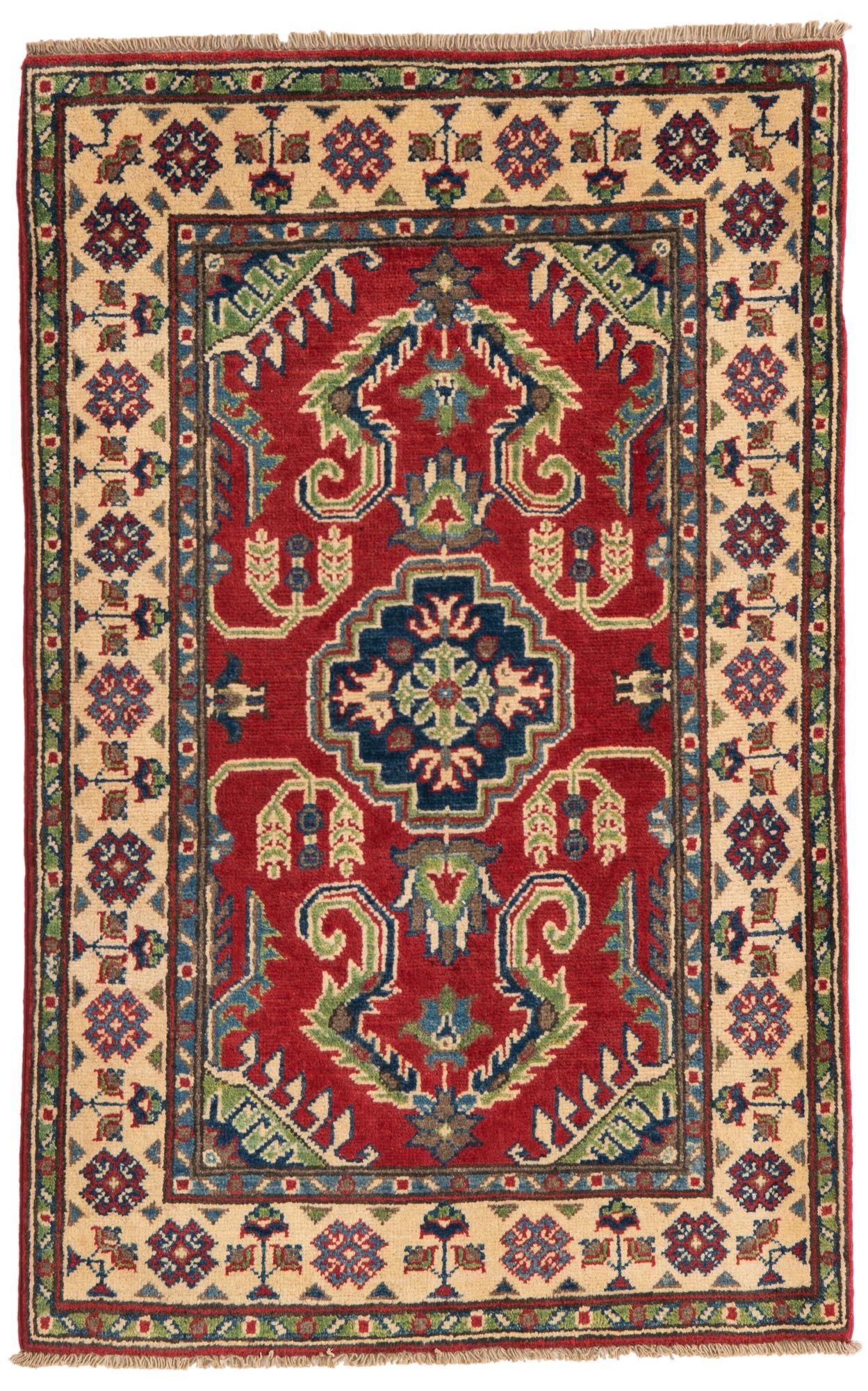 2' 8 x 4' 2 Hand Knotted Kazak Rug