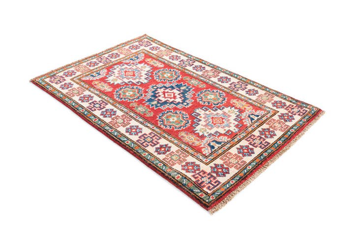 Detail image of 2' 9 x 4' 3 Hand Knotted Kazak Rug