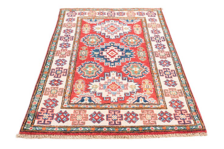 Detail image of 2' 9 x 4' 3 Hand Knotted Kazak Rug