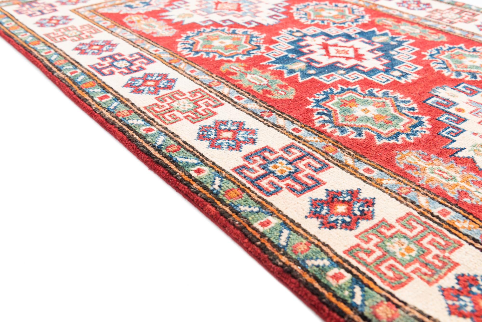 2' 9 x 4' 3 Hand Knotted Kazak Rug