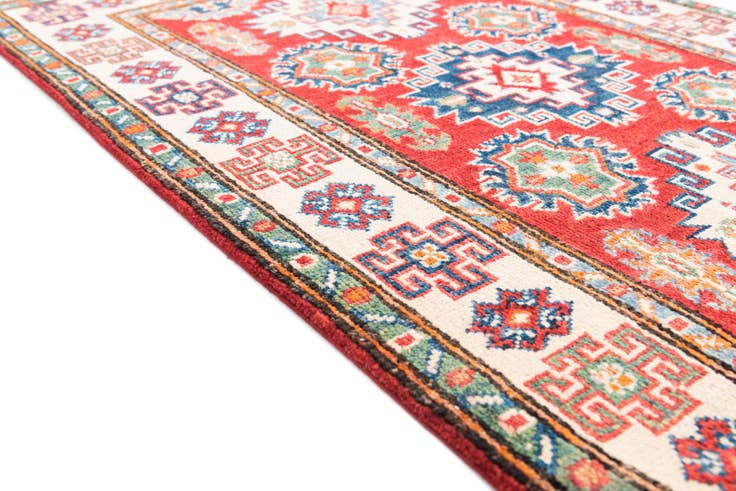 Detail image of 2' 9 x 4' 3 Hand Knotted Kazak Rug
