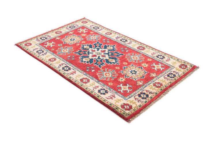 Detail image of 2' 7 x 4' 4 Hand Knotted Kazak Rug