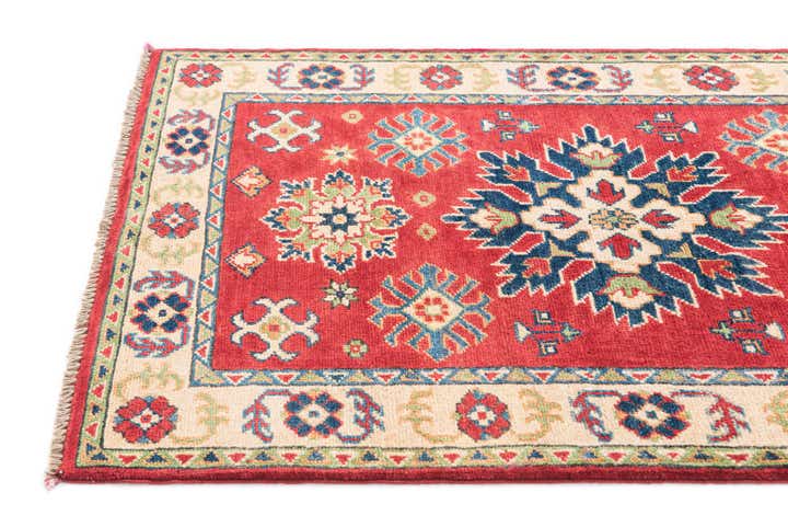2' 7 x 4' 4 Hand Knotted Kazak Rug