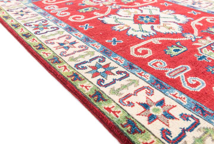 3' x 4' 2 Hand Knotted Kazak Rug