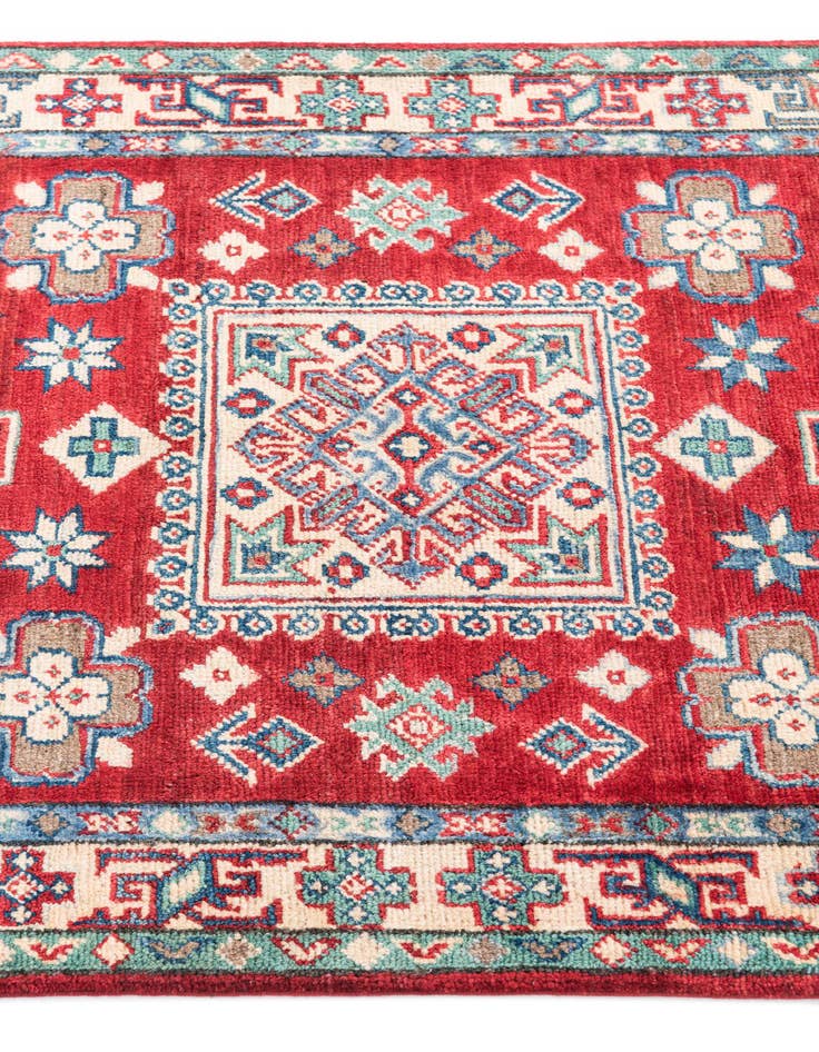 Detail image of 2' 8 x 4' 3  Hand Knotted Kazak Rug