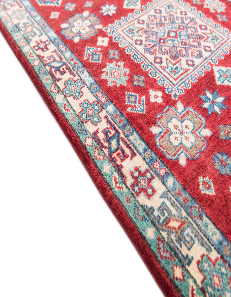 Detail image of 2' 8 x 4' 3  Hand Knotted Kazak Rug
