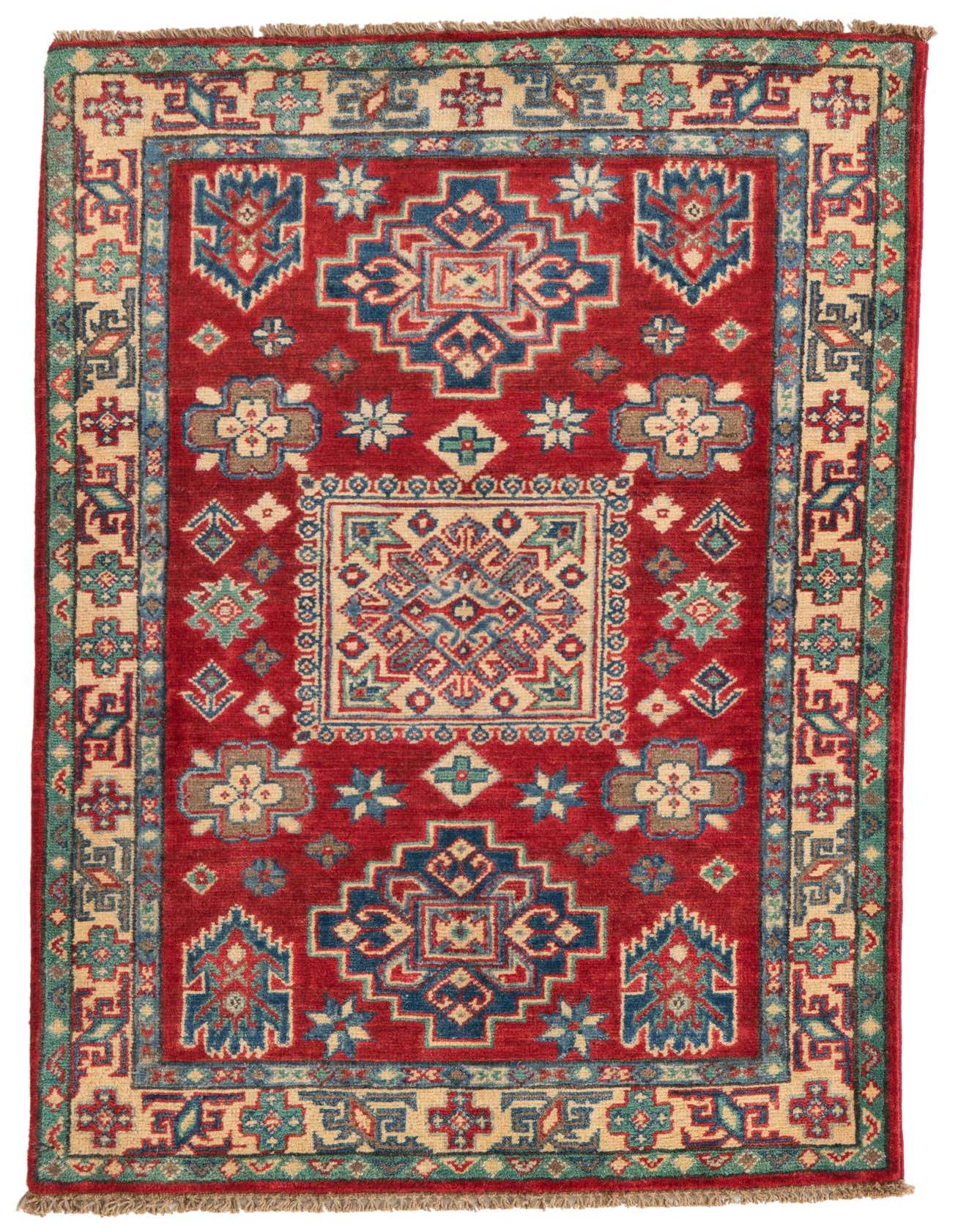 2' 8 x 4' 3 Hand Knotted Kazak Rug