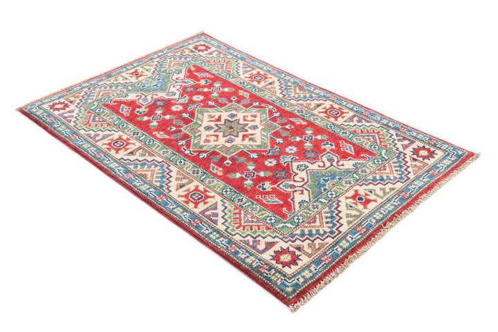 2' 8 x 4' Hand Knotted Kazak Rug