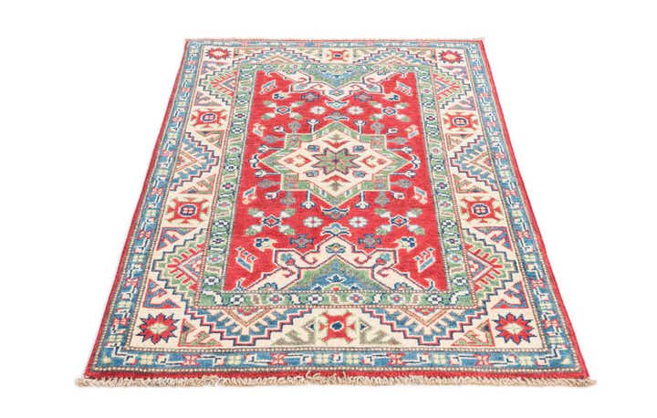 2' 8 x 4' Hand Knotted Kazak Rug