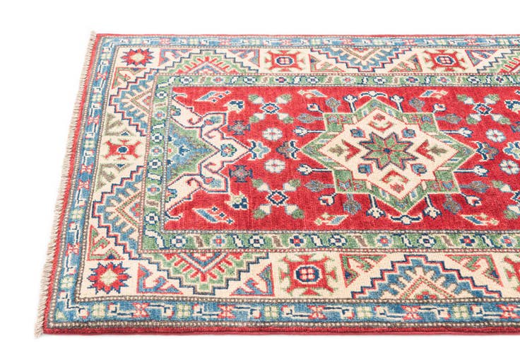 Detail image of 2' 8 x 4' Hand Knotted Kazak Rug