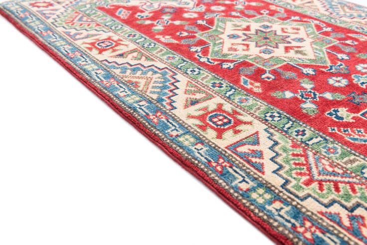 Detail image of 2' 8 x 4' Hand Knotted Kazak Rug