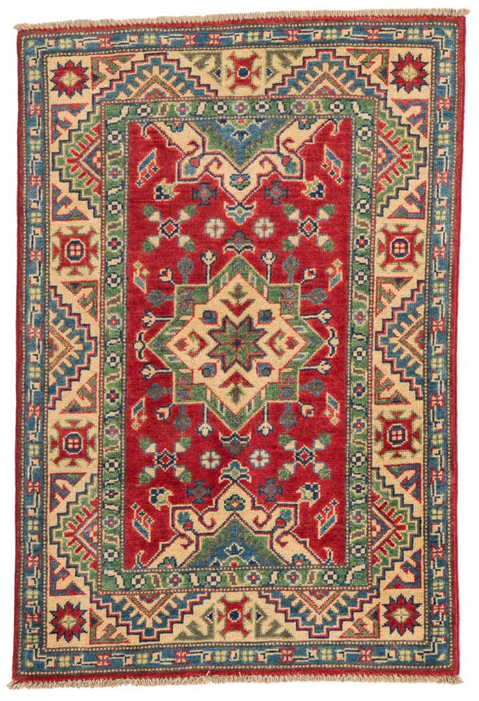 2' 8 x 4' Hand Knotted Kazak Rug