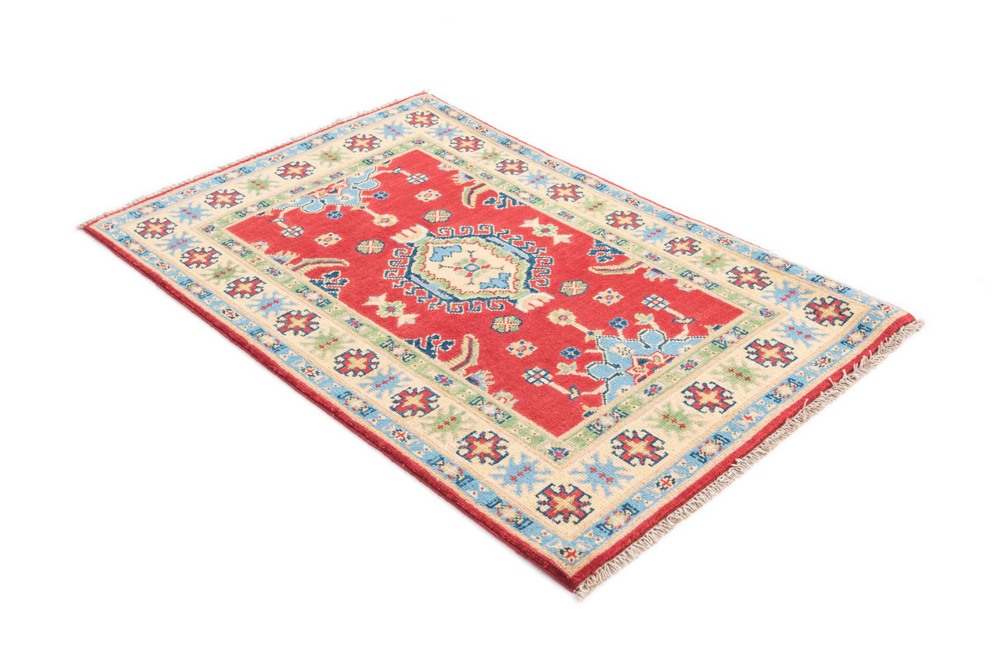 2' 9 x 4' 2 Hand Knotted Kazak Rug