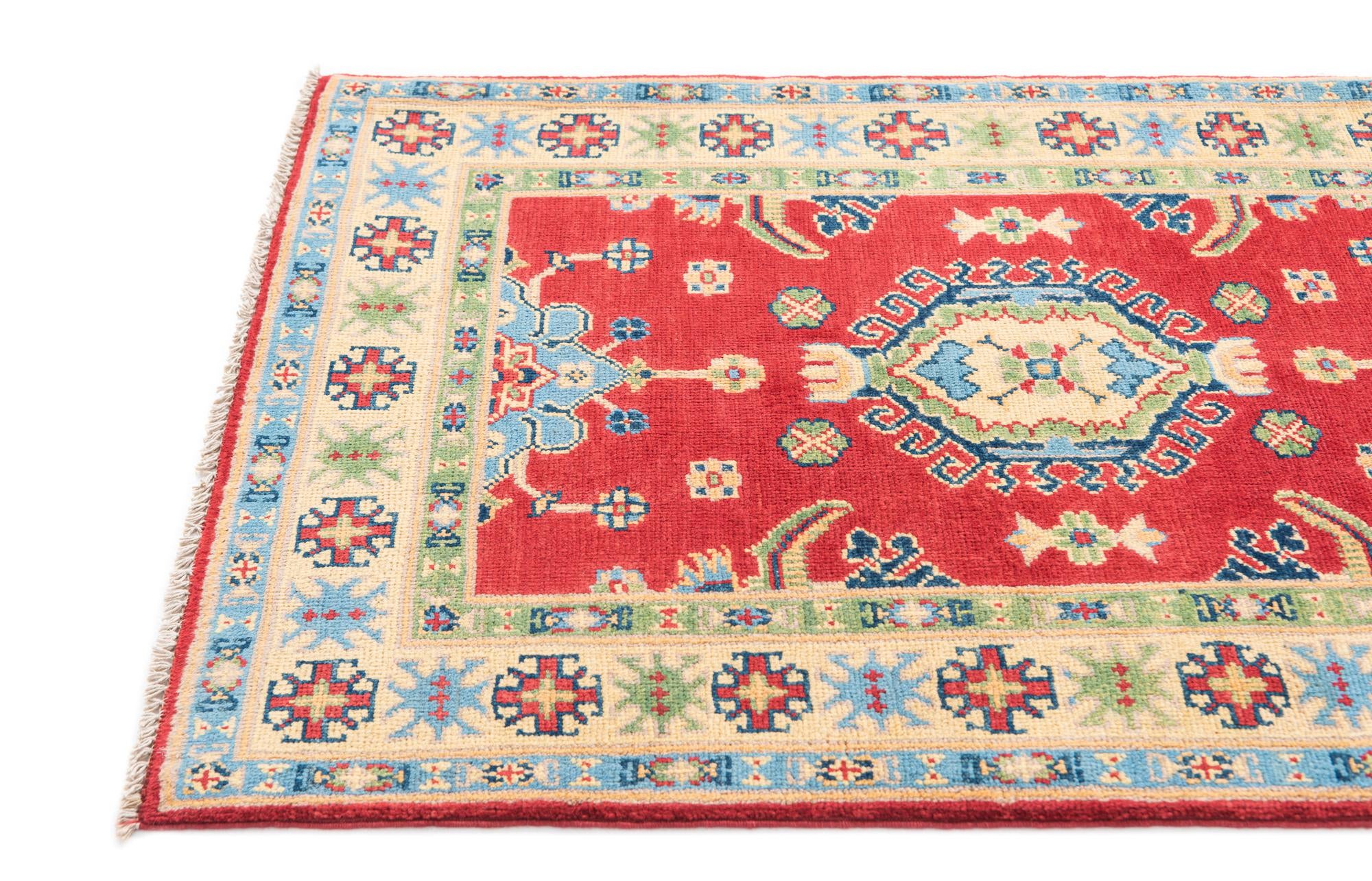 2' 9 x 4' 2 Hand Knotted Kazak Rug