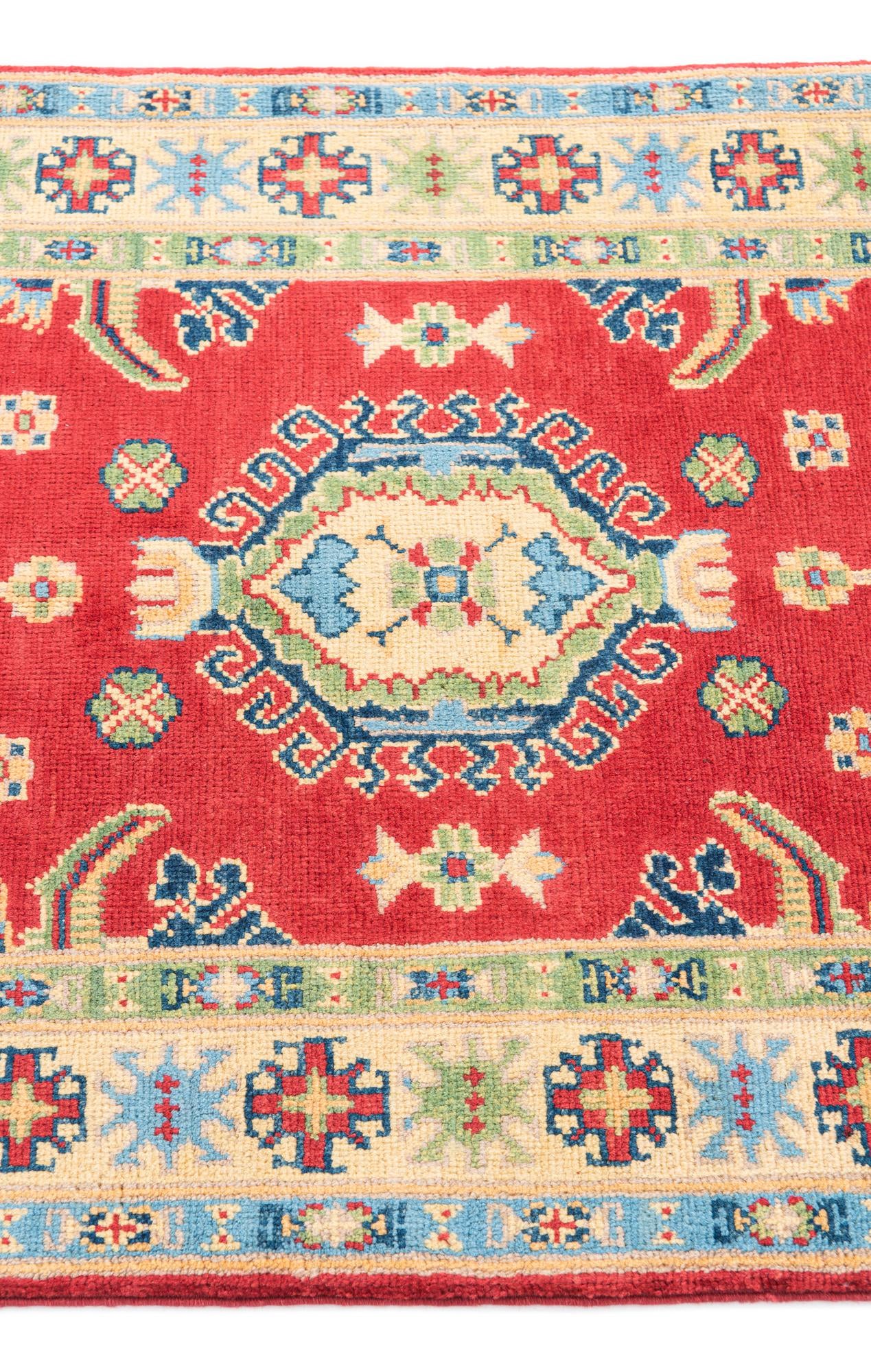2' 9 x 4' 2 Hand Knotted Kazak Rug