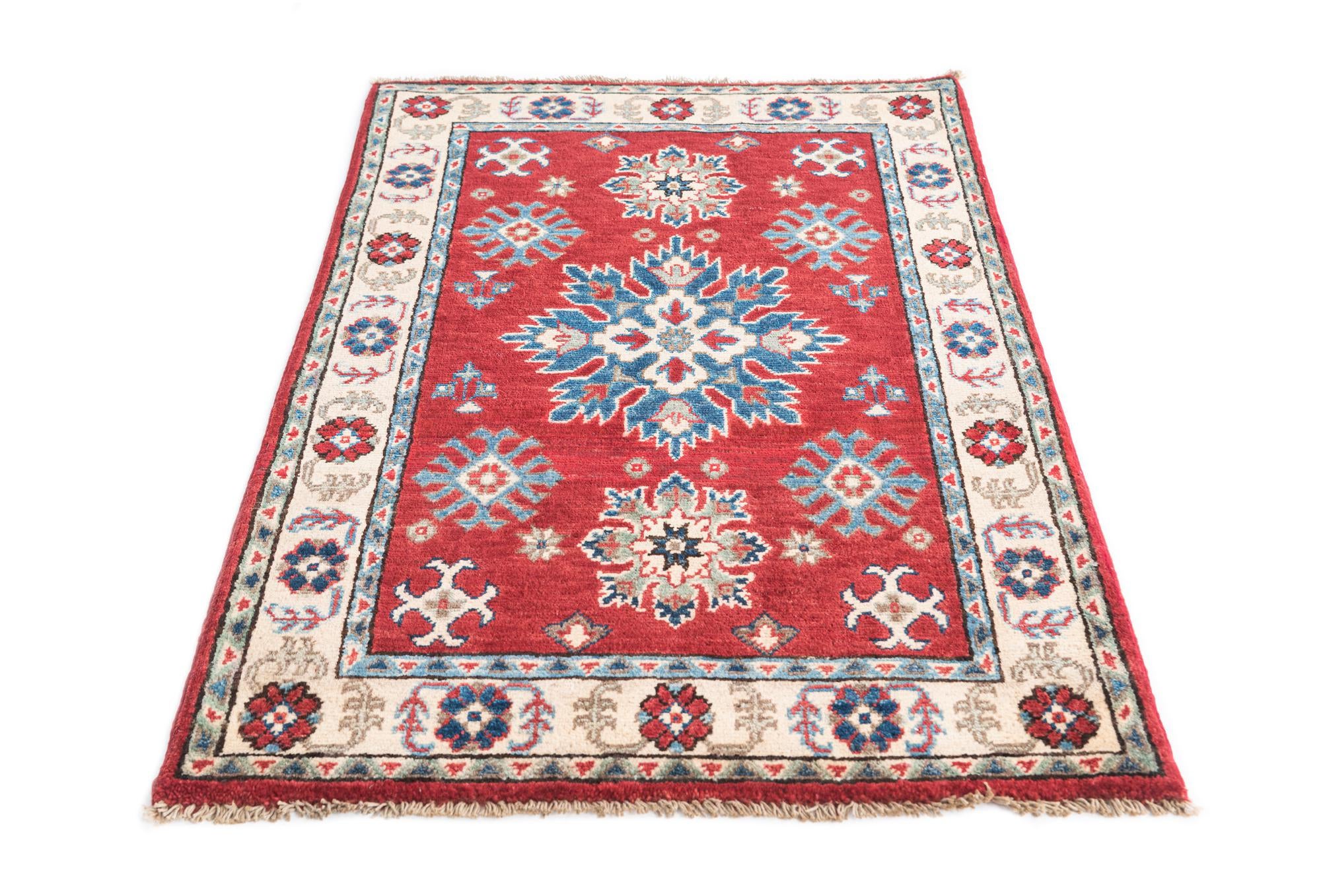 2' 8 x 4' 5 Hand Knotted Kazak Rug