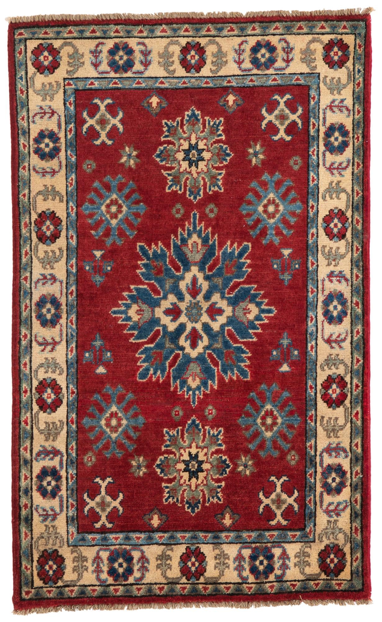 2' 8 x 4' 5 Hand Knotted Kazak Rug